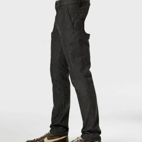 Levi's Men's Utility Hybrid Slim Fit Pants Gray Black Straight Leg Jeans 42W 30L - Picture 4 of 4